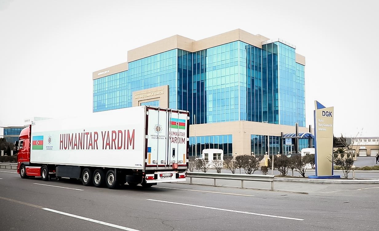 Humanitarian aid collected with support of Heydar Aliyev Foundation sent to quake-hit Türkiye (PHOTO)