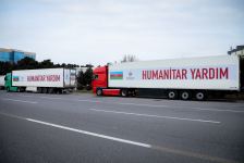 Humanitarian aid collected with support of Heydar Aliyev Foundation sent to quake-hit Türkiye (PHOTO)