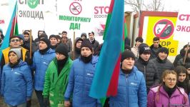 Peaceful protest on Lachin-Khankendi road continues (PHOTO/VIDEO)