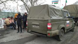 More vehicles of Russian peacekeepers move freely along Azerbaijan's Lachin-Khankendi road (PHOTO)