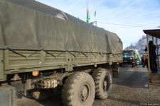 Vehicles of Russian peacekeepers pass freely along Azerbaijan's Lachin-Khankendi road (PHOTO)