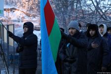 Peaceful protest of Azerbaijani eco-activists continues on Lachin-Khankendi road (PHOTO)