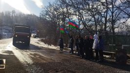 Vehicles of Russian peacekeepers pass freely along Azerbaijan's Lachin-Khankendi road (PHOTO)