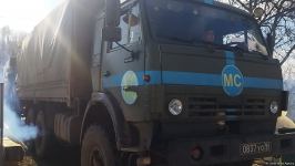 Vehicles of Russian peacekeepers pass freely along Azerbaijan's Lachin-Khankendi road (PHOTO)
