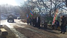 Vehicles of Russian peacekeepers pass freely along Azerbaijan's Lachin-Khankendi road (PHOTO)