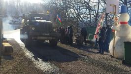 Vehicles of Russian peacekeepers pass freely along Azerbaijan's Lachin-Khankendi road (PHOTO)