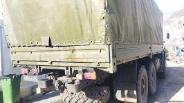 Vehicles of Russian peacekeepers pass freely along Azerbaijan's Lachin-Khankendi road (PHOTO)