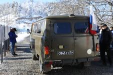 Convoy of Russian peacekeepers drives freely along Azerbaijan's Lachin-Khankendi road (PHOTO)