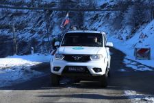 Convoy of Russian peacekeepers drives freely along Azerbaijan's Lachin-Khankendi road (PHOTO)