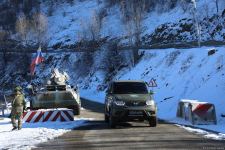 Convoy of Russian peacekeepers drives freely along Azerbaijan's Lachin-Khankendi road (PHOTO)
