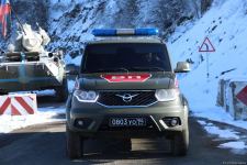 Convoy of Russian peacekeepers drives freely along Azerbaijan's Lachin-Khankendi road (PHOTO)