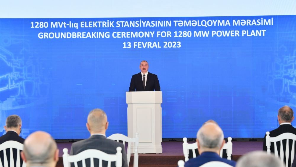 New power plant to be another contribution to Europe's energy security - President Ilham Aliyev