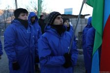 Peaceful protest of Azerbaijani eco-activists continues on Lachin-Khankendi road (PHOTO)