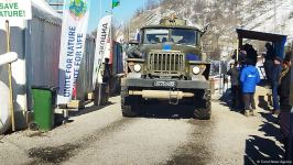 Another convoy of Russian peacekeepers drives freely along Azerbaijan's Lachin-Khankendi road (PHOTO)