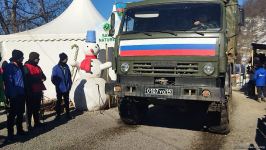 Another convoy of Russian peacekeepers drives freely along Azerbaijan's Lachin-Khankendi road (PHOTO)