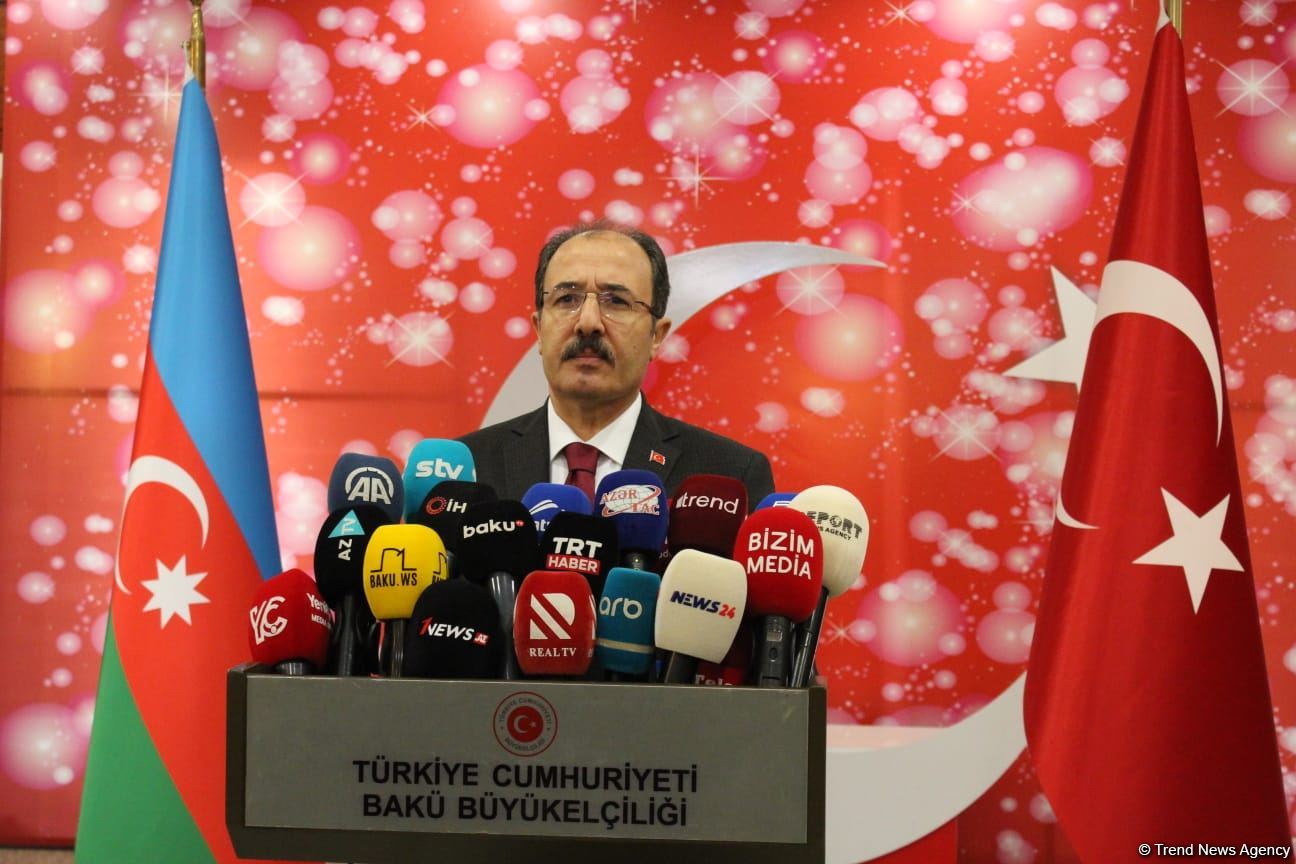 Turkish Embassy in Azerbaijan holds briefing (VIDEO)