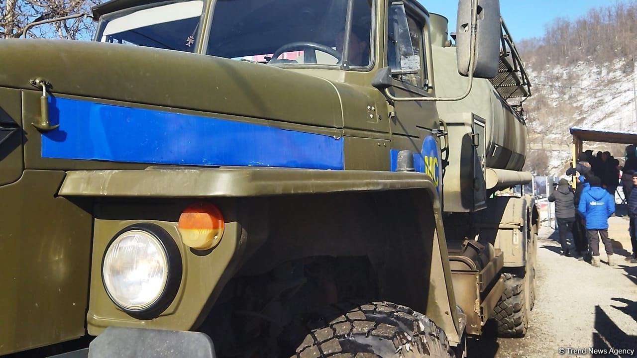 Another convoy of Russian peacekeepers drives freely along Azerbaijan's Lachin-Khankendi road (PHOTO)