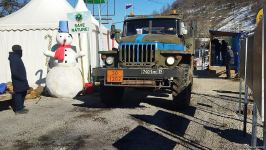 Convoy of Russian peacekeepers moves freely along Azerbaijan's Lachin-Khankendi road (PHOTO)