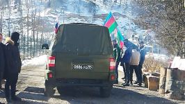 Convoy of Russian peacekeepers moves freely along Azerbaijan's Lachin-Khankendi road (PHOTO)