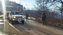 ICRC convoy passes freely along Azerbaijan's Lachin-Khankendi road (PHOTO)