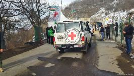 ICRC convoy passes freely along Azerbaijan's Lachin-Khankendi road (PHOTO)