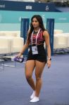 Podium training for Trampoline Gymnastics World Cup participants held in Baku