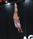 Podium training for Trampoline Gymnastics World Cup participants held in Baku