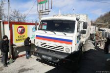 More vehicles of Russian peacekeepers move freely along Azerbaijan's Lachin-Khankendi road (PHOTO)