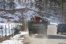 More vehicles of Russian peacekeepers move freely along Azerbaijan's Lachin-Khankendi road (PHOTO)