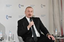 President Ilham Aliyev attends "Moving mountains? Building Security in the South Caucasus" plenary session as part of Munich Security Conference (PHOTO/VIDEO)