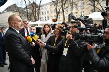President Ilham Aliyev interviewed by TV channels in Munich (PHOTO/VIDEO)