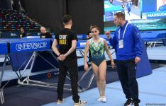 Seljan Makhsudova reaches finals of World Cup in Trampoline Gymnastics in Baku (PHOTO)