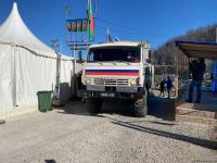 Three more vehicles of Russian peacekeepers move freely along Azerbaijan's Lachin-Khankendi road (PHOTO)