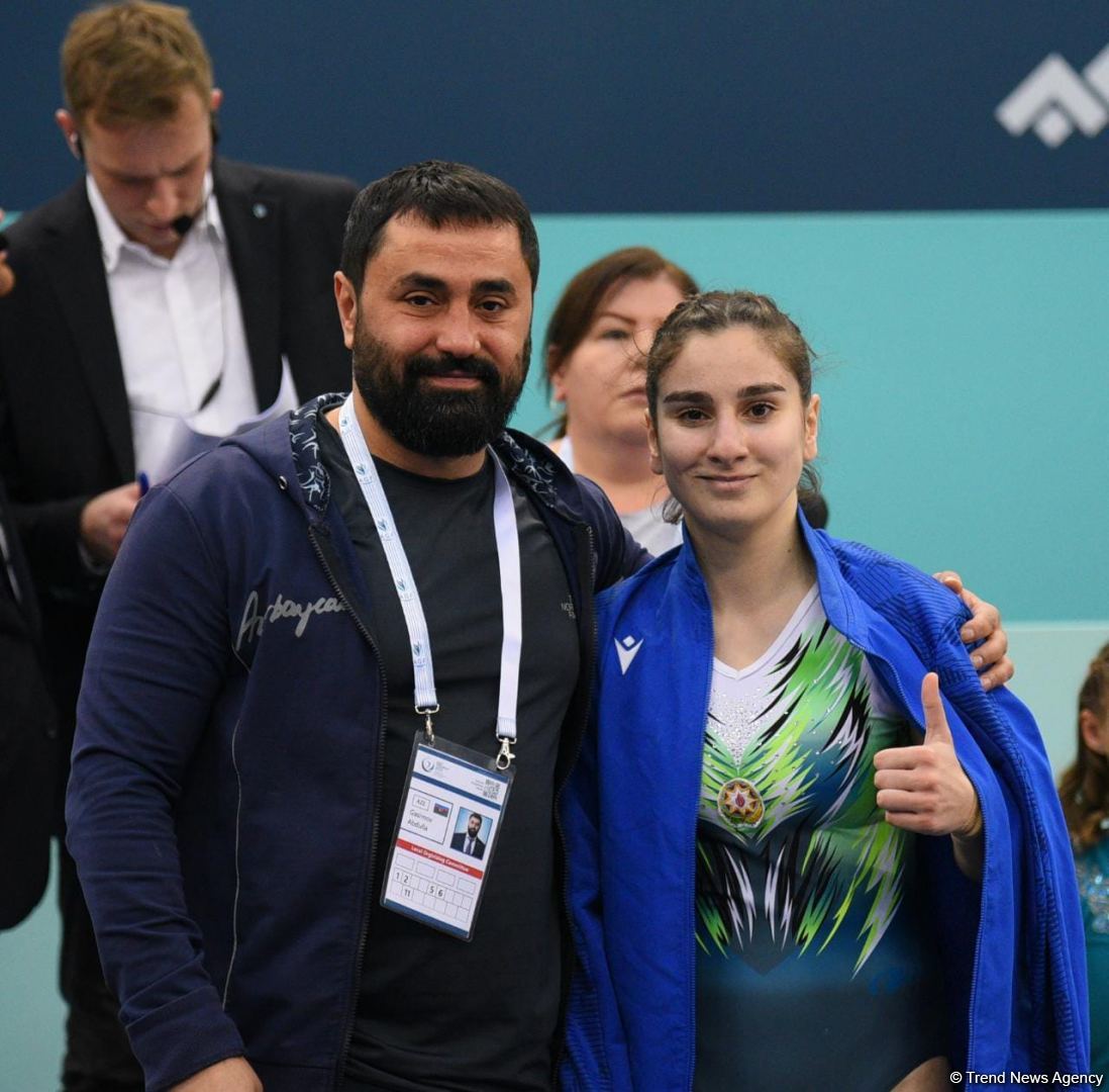 Seljan Makhsudova reaches finals of World Cup in Trampoline Gymnastics in Baku (PHOTO)