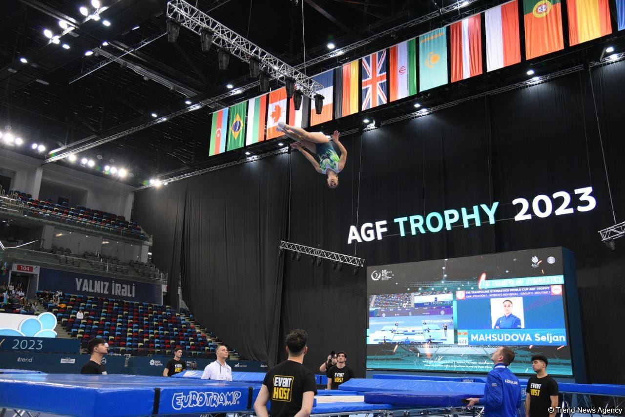 Seljan Makhsudova reaches finals of World Cup in Trampoline Gymnastics in Baku (PHOTO)