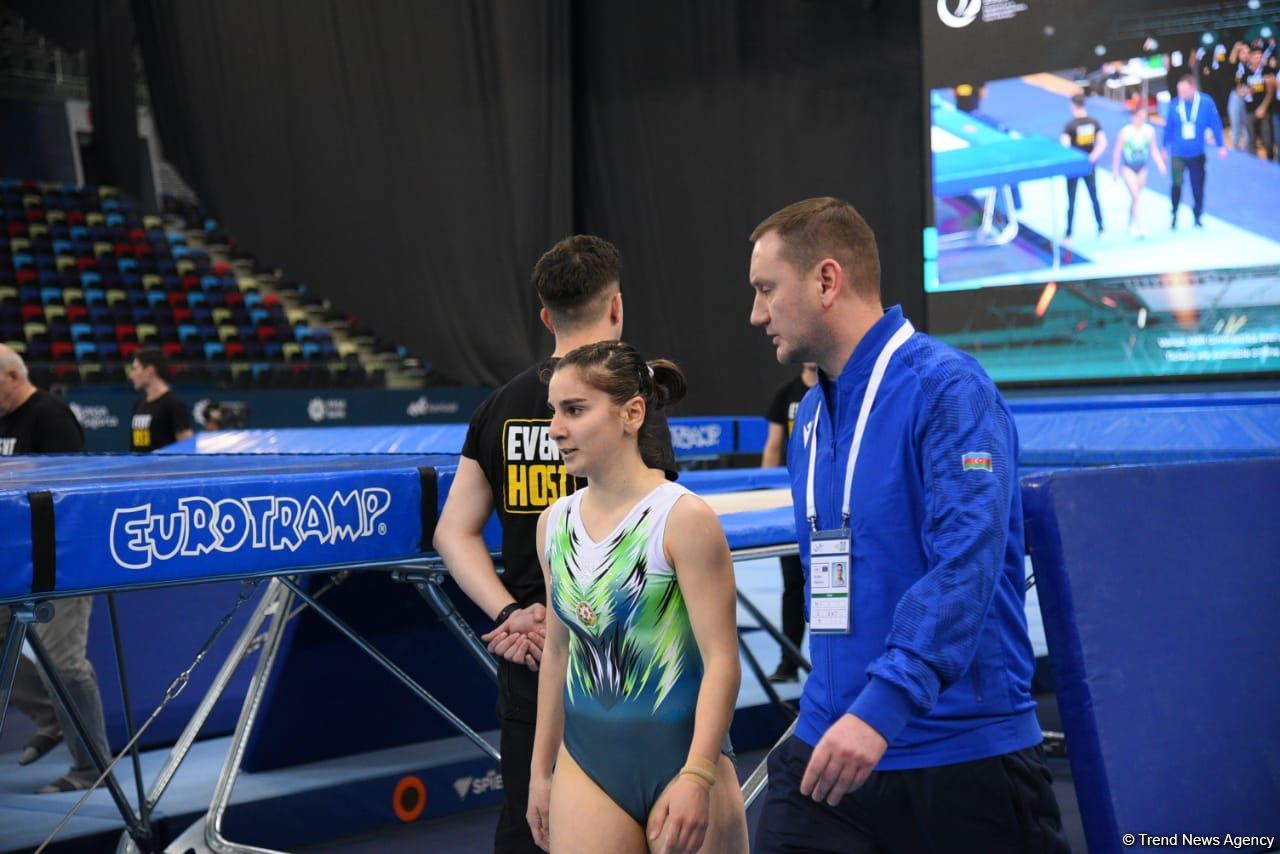 Seljan Makhsudova reaches finals of World Cup in Trampoline Gymnastics in Baku (PHOTO)