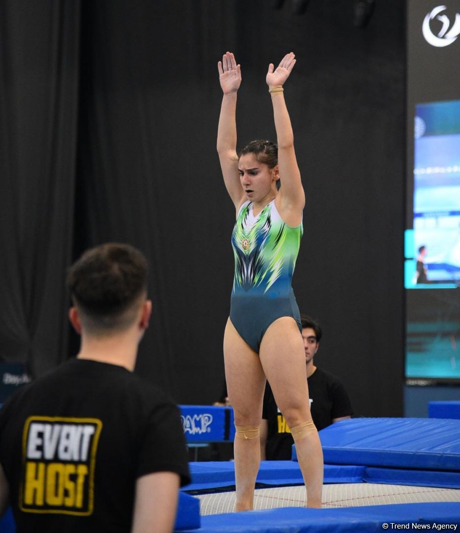 Seljan Makhsudova reaches finals of World Cup in Trampoline Gymnastics in Baku (PHOTO)