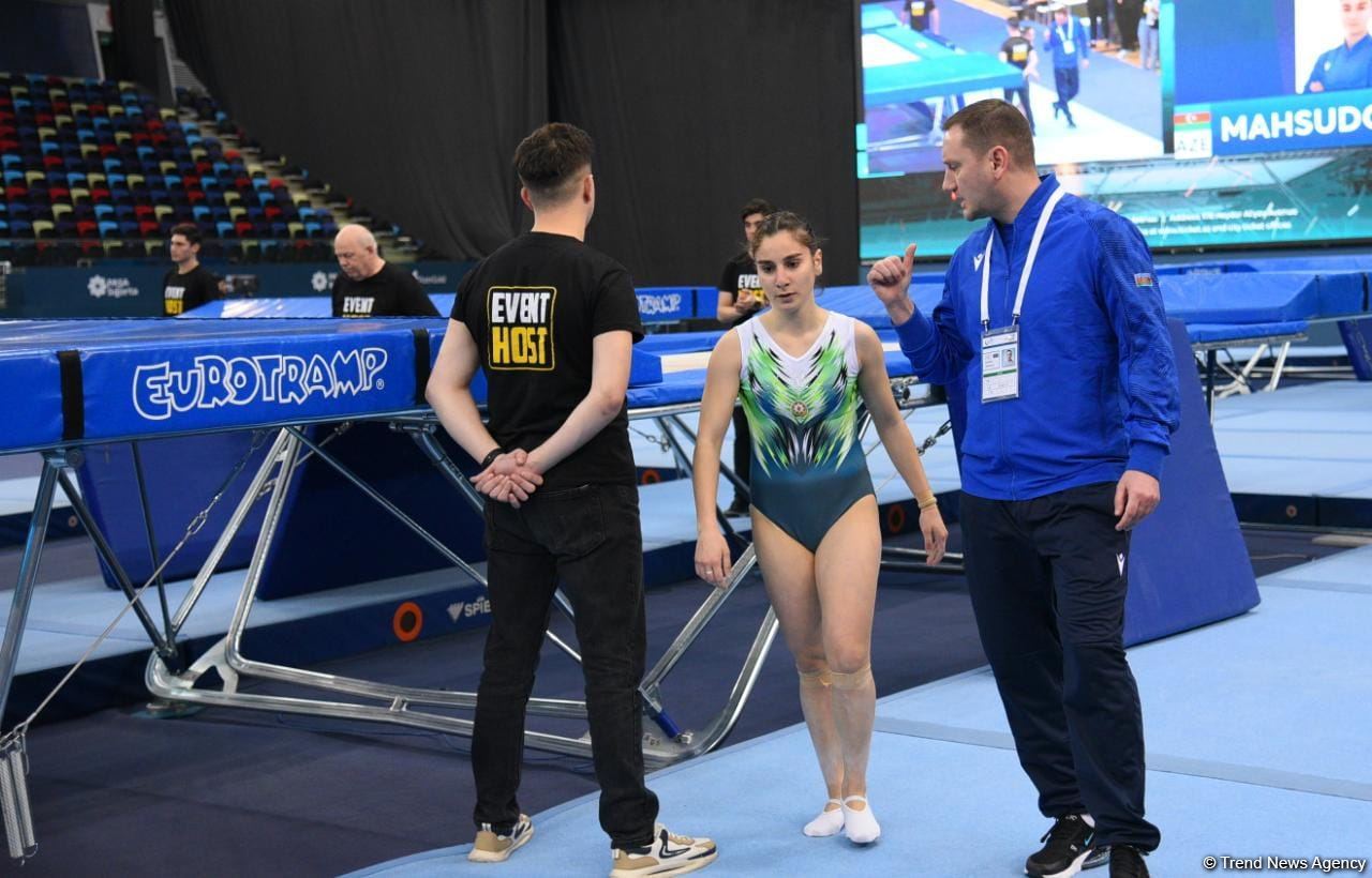 Seljan Makhsudova reaches finals of World Cup in Trampoline Gymnastics in Baku (PHOTO)