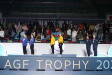 Baku hosts award ceremony for winners of Trampoline World Cup in synchronized jumping (PHOTO)