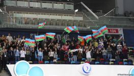 Azerbaijani gymnast Seljan Makhsudova wins bronze medal at Trampoline World Cup (PHOTO)