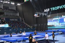 Azerbaijani gymnast Seljan Makhsudova wins bronze medal at Trampoline World Cup (PHOTO)