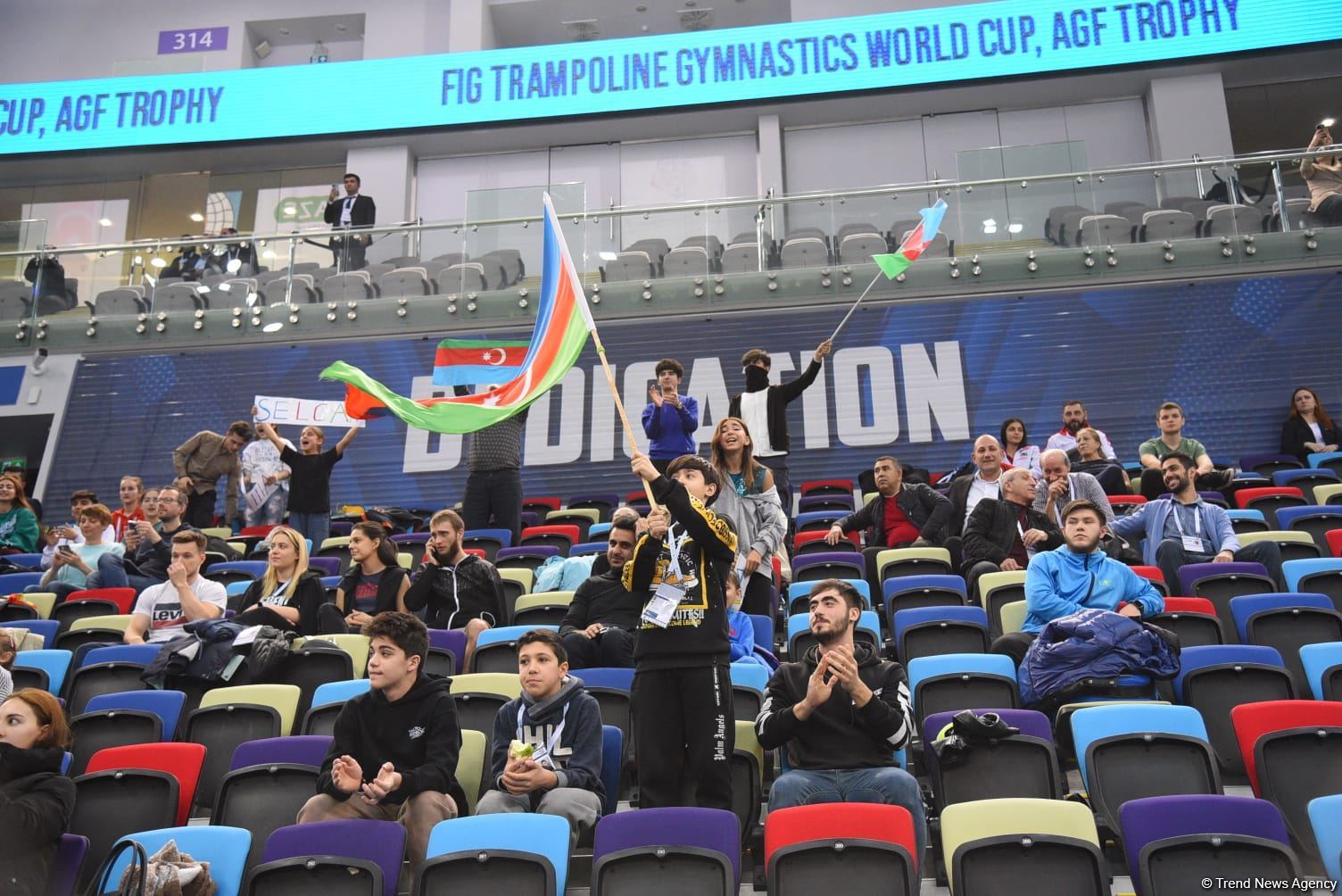 Azerbaijani gymnast Seljan Makhsudova wins bronze medal at Trampoline World Cup (PHOTO)