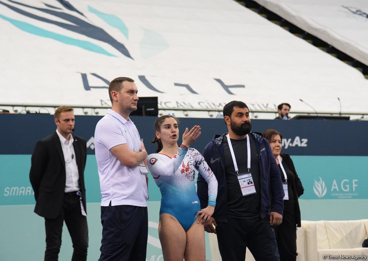 Azerbaijani gymnast Seljan Makhsudova wins bronze medal at Trampoline World Cup (PHOTO)