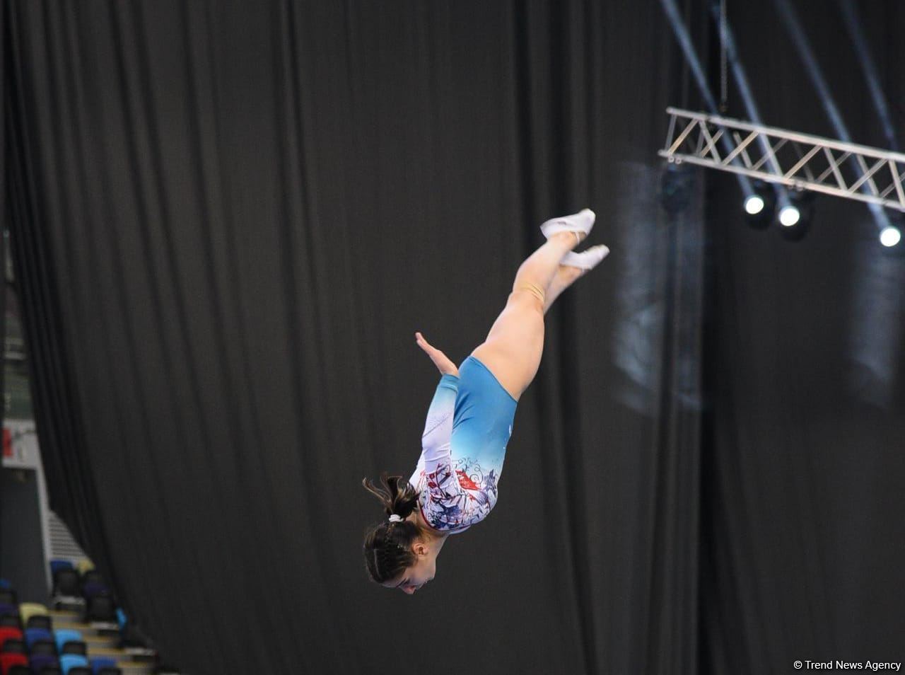 Azerbaijani gymnast Seljan Makhsudova wins bronze medal at Trampoline World Cup (PHOTO)
