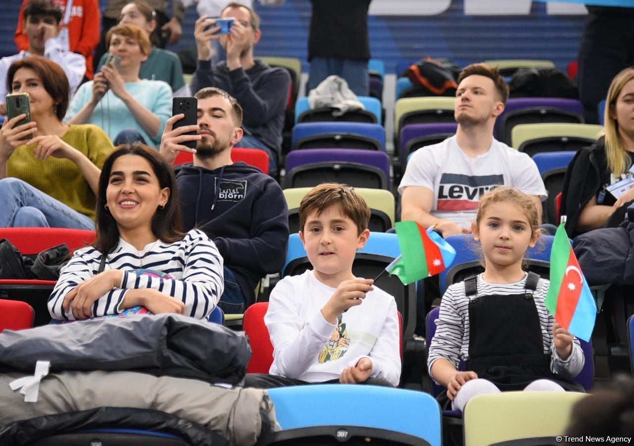 Azerbaijani gymnast Seljan Makhsudova wins bronze medal at Trampoline World Cup (PHOTO)