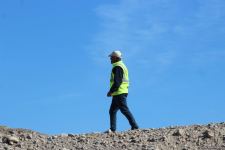 Construction of Azerbaijan's Horadiz-Aghband railway continues (PHOTO)