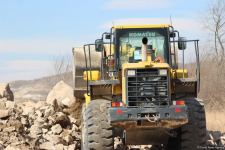 Construction of Azerbaijan's Horadiz-Aghband railway continues (PHOTO)