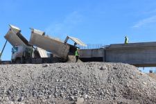 Construction of Azerbaijan's Horadiz-Aghband railway continues (PHOTO)