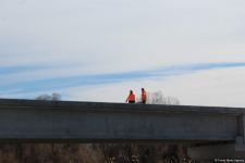 Construction of Azerbaijan's Horadiz-Aghband railway continues (PHOTO)
