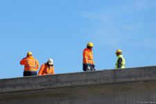 Construction of Azerbaijan's Horadiz-Aghband railway continues (PHOTO)